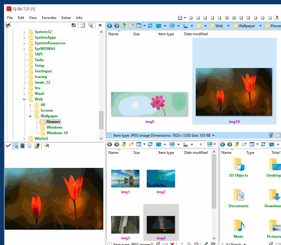 Q-Dir_z5_single%20pane%20mode%20plus%20preview