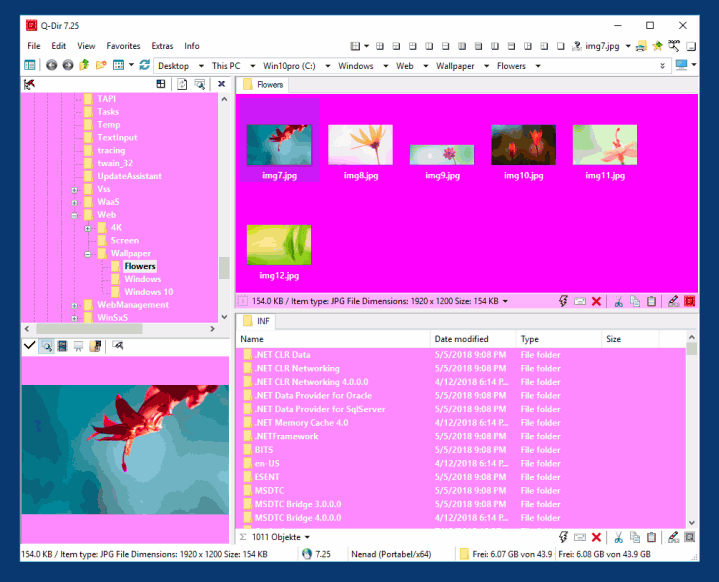 Q-Dir_z6_Purple_File_Explorer_for_Windows_10_example