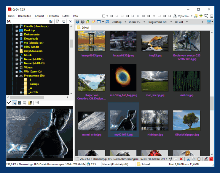 Q-Dir_z7_Quad_Explorer_with_single_window_mode_plus_preview