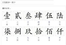 人民币金额数字大写及书写规范-会计网